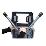 Rolser K-S Coto vasalódeszka, 110 x 32 cm - piros
