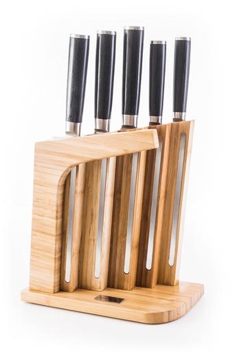 Sada nožov G21 Gourmet Massive 5 ks + bambusový blok - z výstavy