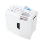 Skartovač HSM Shredstar X8 White, P-4, 4x35mm, 8 listů, 18l, CD+DVD, Credit Card, Sponky