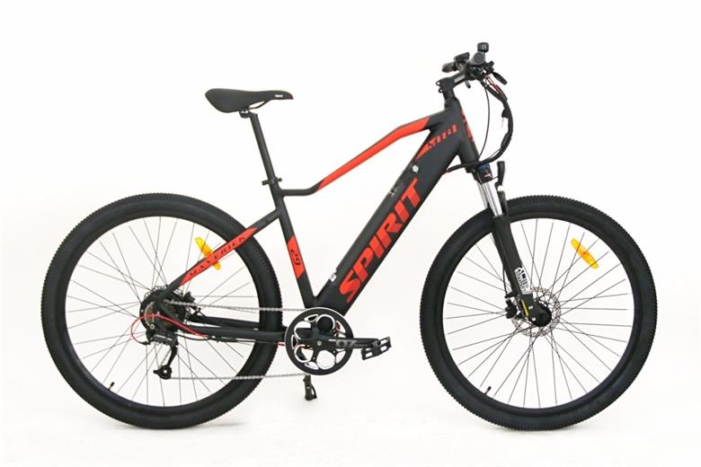 Spirit MTB 29" Maverick elektromos kerékpár, fekete, beépített akkumulátor 17 Ah