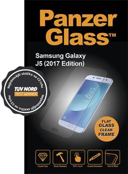 Tvrdené sklo PanzerGlass Edge-to-Edge pro Samsung Galaxy J5 (2017) čiré