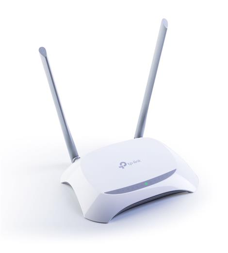 WiFi router TP-Link TL-WR840N AP/router, 4x LAN, 1x WAN (2,4GHz, 802.11n) 300Mbps