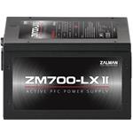 Zdroj Zalman ZM700-LXII 700W eff. 85% ATX12V v2.31 Active PFC 12cm fan 